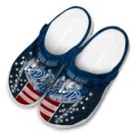 customized drake bulldogs star spangled side pattern clog best selling