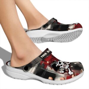 customized east carolina pirates plaid fusion clog fashion forward