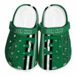 customized eastern michigan eagles contrasting stripes clog best selling