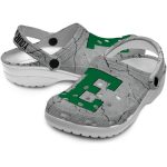 customized eastern michigan eagles cracked texture clog best selling