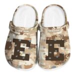 customized eastern michigan eagles desert camo clog best selling