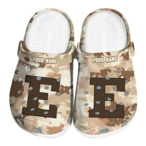 customized eastern michigan eagles desert camo clog best selling