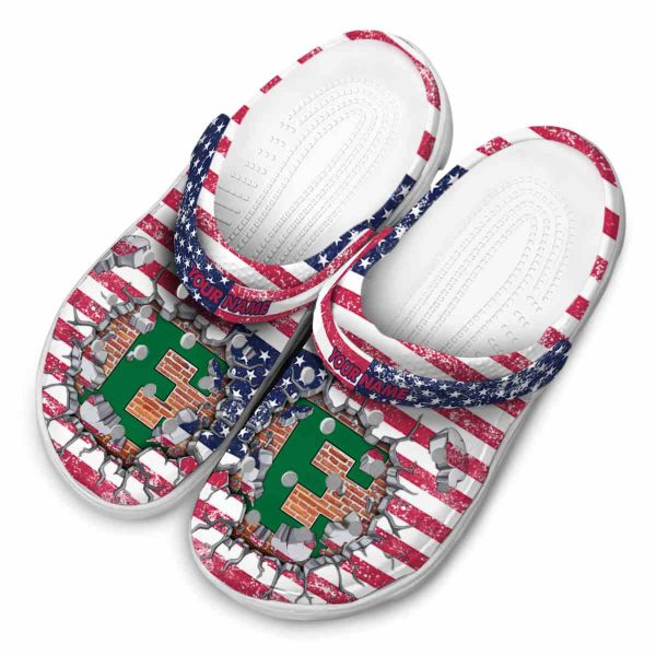 customized eastern michigan eagles freedom splinter clog latest model