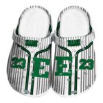 customized eastern michigan eagles pinstripe pattern clog best selling