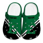 customized eastern michigan eagles striped accents clog best selling