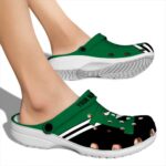 customized eastern michigan eagles striped accents clog best selling