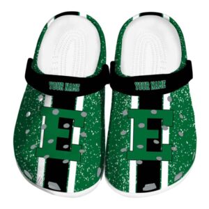 customized eastern michigan eagles vertical stripes clog best selling
