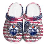 customized edmonton oilers freedom splinter clog best selling
