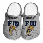 customized fiu panthers cracked texture clog best selling