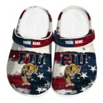 customized fiu panthers patriotic stripes clog best selling