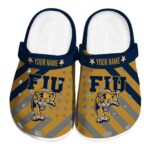 customized fiu panthers star spangled graphic clog best selling