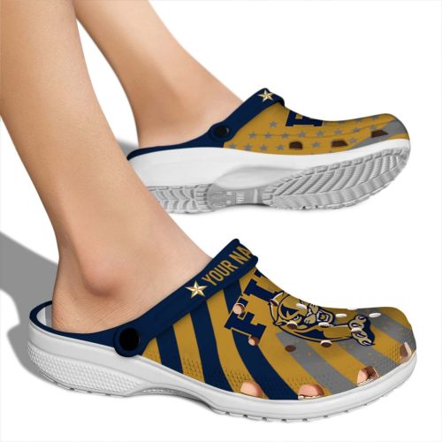 customized fiu panthers star spangled graphic clog fashion forward