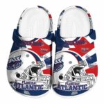 customized florida atlantic owls football helmet clog best selling
