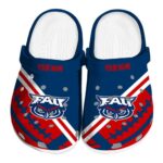 customized florida atlantic owls football motif clog best selling