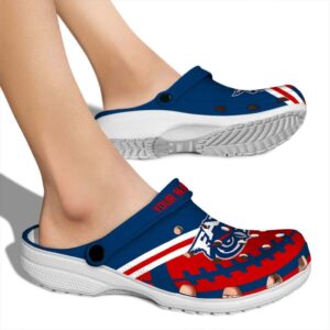 customized florida atlantic owls football motif clog fashion forward