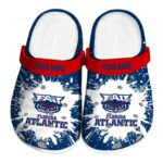 customized florida atlantic owls splash art clog best selling