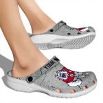 customized fresno state bulldogs cracked texture clog best selling