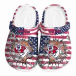 Customized Fresno State Bulldogs Freedom Splinter Clog 1 customized fresno state bulldogs freedom splinter clog best selling