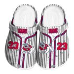 customized fresno state bulldogs pinstripe pattern clog best selling