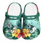 customized fresno state bulldogs tropical vibes clog best selling