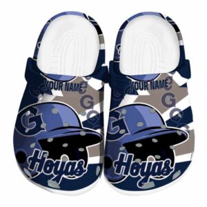 customized georgetown hoyas baseball helmet clog best selling