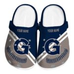 customized georgetown hoyas baseball motif clog best selling