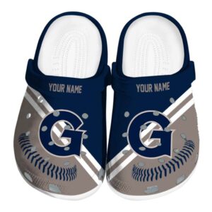 customized georgetown hoyas baseball motif clog best selling