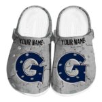 customized georgetown hoyas cracked texture clog best selling
