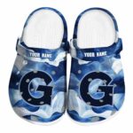 customized georgetown hoyas ocean waves clog best selling