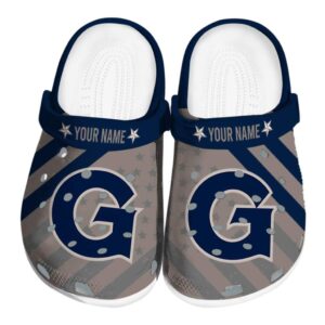 customized georgetown hoyas star spangled graphic clog best selling