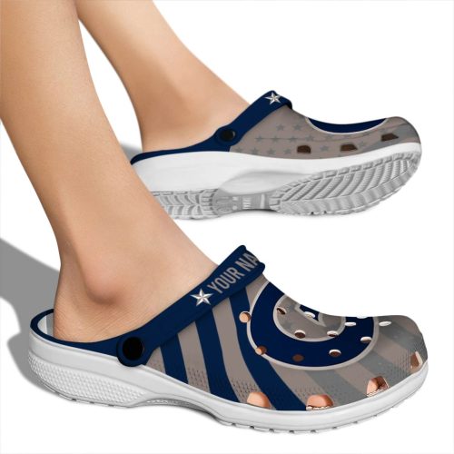 customized georgetown hoyas star spangled graphic clog fashion forward