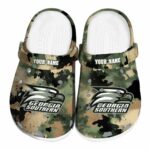 customized georgia southern eagles camouflage craze clog best selling