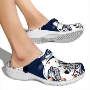 customized georgia southern eagles football helmet clog fashion forward
