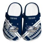 customized georgia southern eagles football motif clog best selling