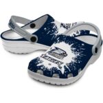 customized georgia southern eagles splash art clog best selling
