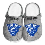 customized georgia state panthers cracked texture clog best selling