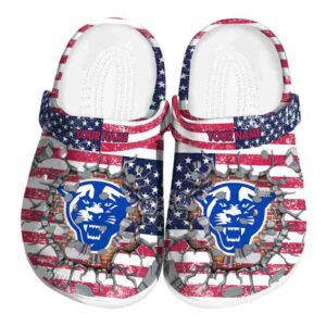 customized georgia state panthers freedom splinter clog best selling