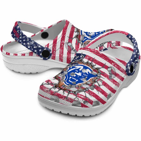customized georgia state panthers freedom splinter clog high quality