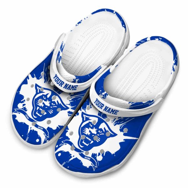 customized georgia state panthers splatter pattern clog latest model