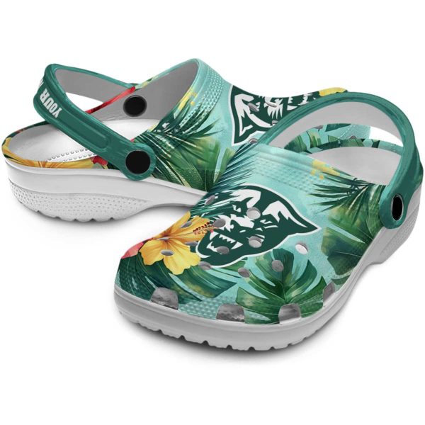 customized georgia state panthers tropical vibes clog high quality