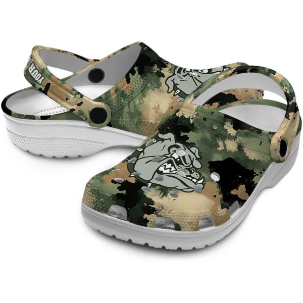 customized gonzaga bulldogs camouflage craze clog high quality