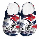 customized gonzaga bulldogs football helmet clog best selling