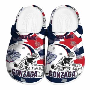 customized gonzaga bulldogs football helmet clog best selling