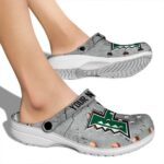 customized hawaii rainbow warriors cracked texture clog best selling