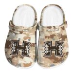 customized hawaii rainbow warriors desert camo clog best selling