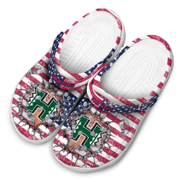 customized hawaii rainbow warriors freedom splinter clog latest model