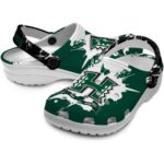 custom utah jazz splash motif background clog best selling