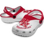customized houston cougars baseball motif clog best selling