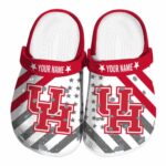 customized houston cougars star spangled graphic clog best selling
