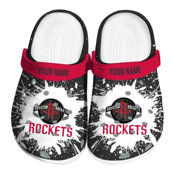 customized houston rockets splash art clog best selling